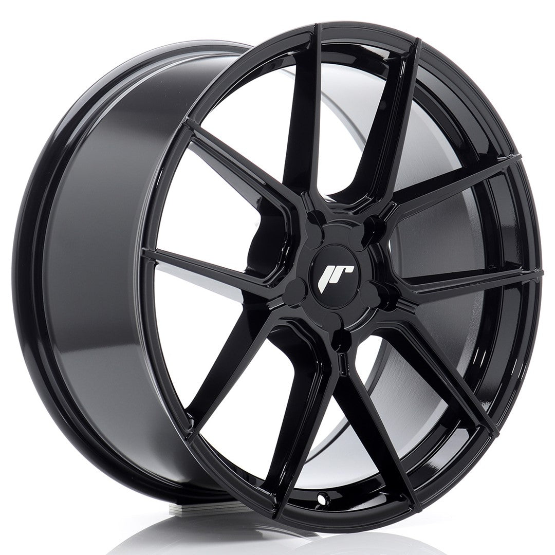JR30 19x8 ET20-40 Custom PCD Glanzend Zwart