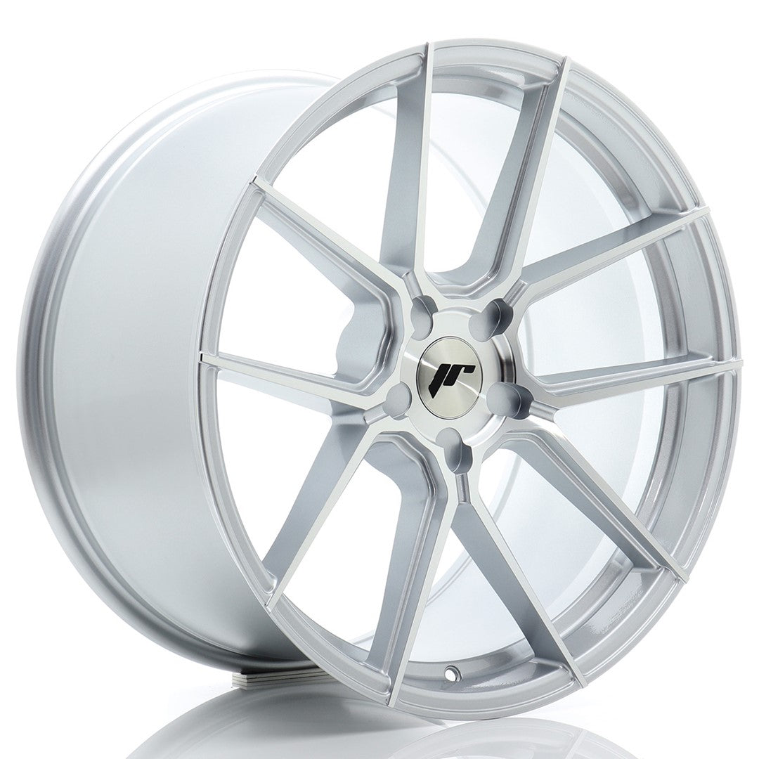 JR30 20x10 ET35 5x112 Zilver Machined Face