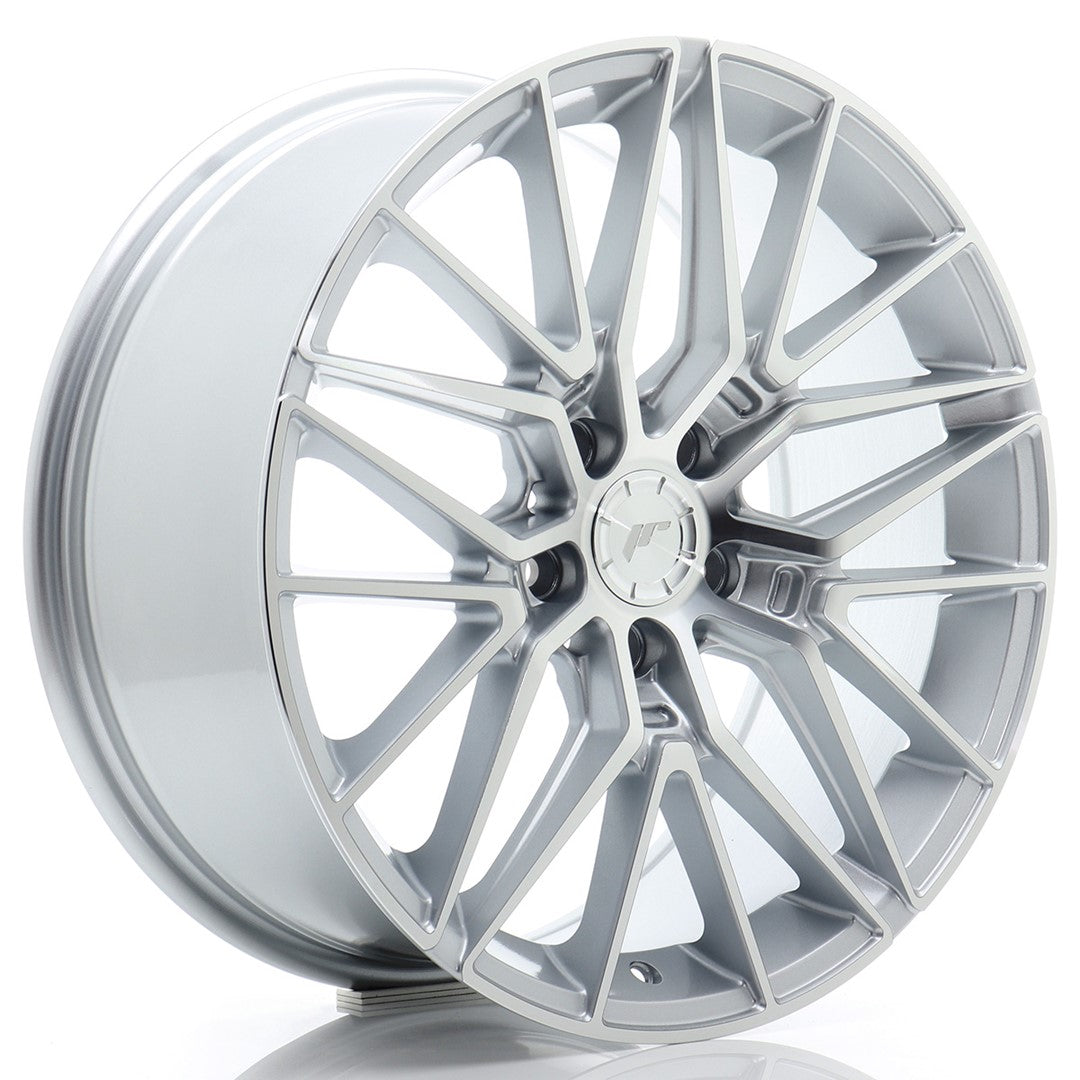 JR38 18x8 ET42 5x114.3 Zilver Machined Face