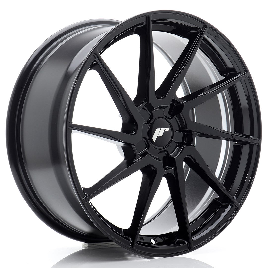 JR36 19x8 ET20-40 Custom PCD Glanzend Zwart
