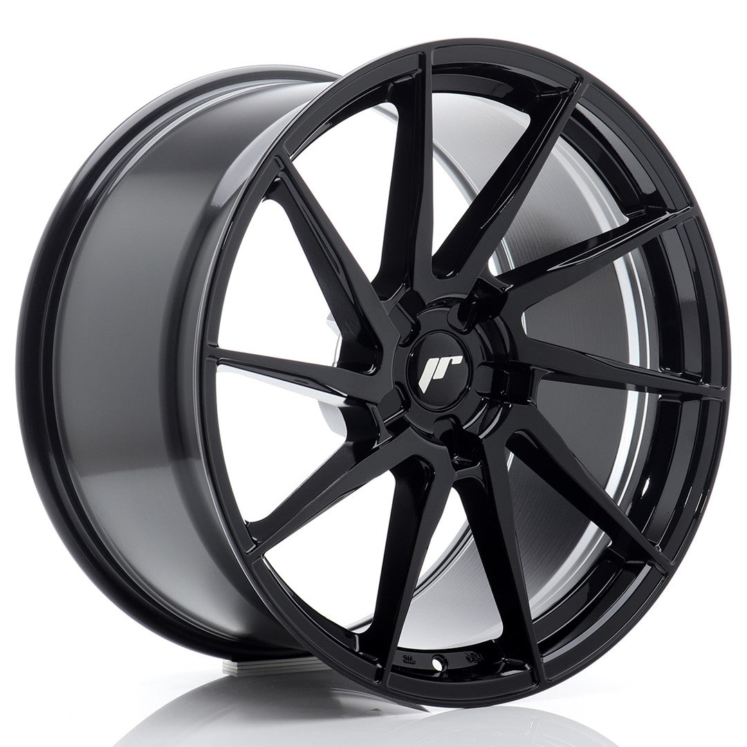JR36 20x9.5 ET20-40 Custom PCD Glanzend Zwart