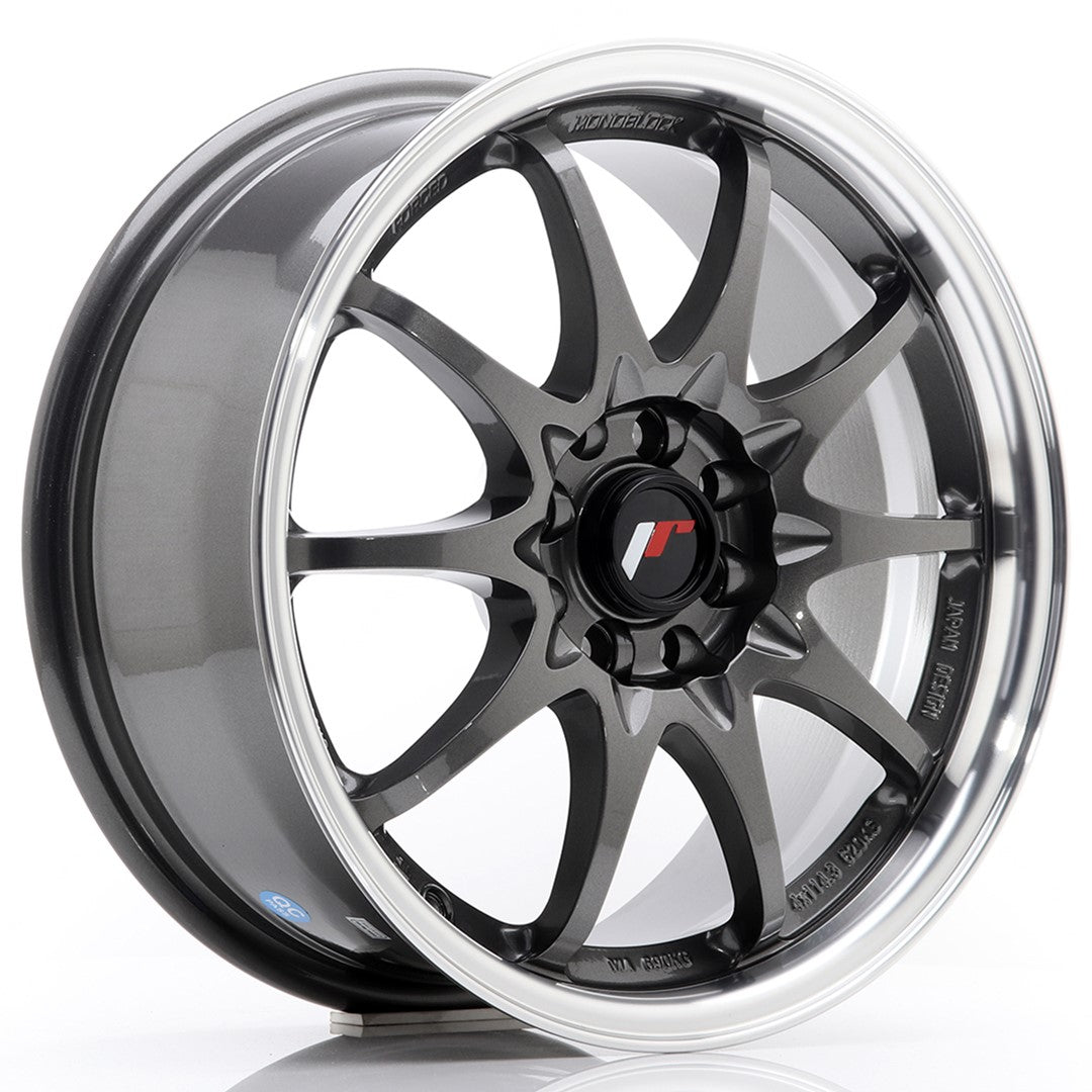 JR5 16x7 ET30 5x100, 5x114.3 bewerkte rand van gefreesd metaal