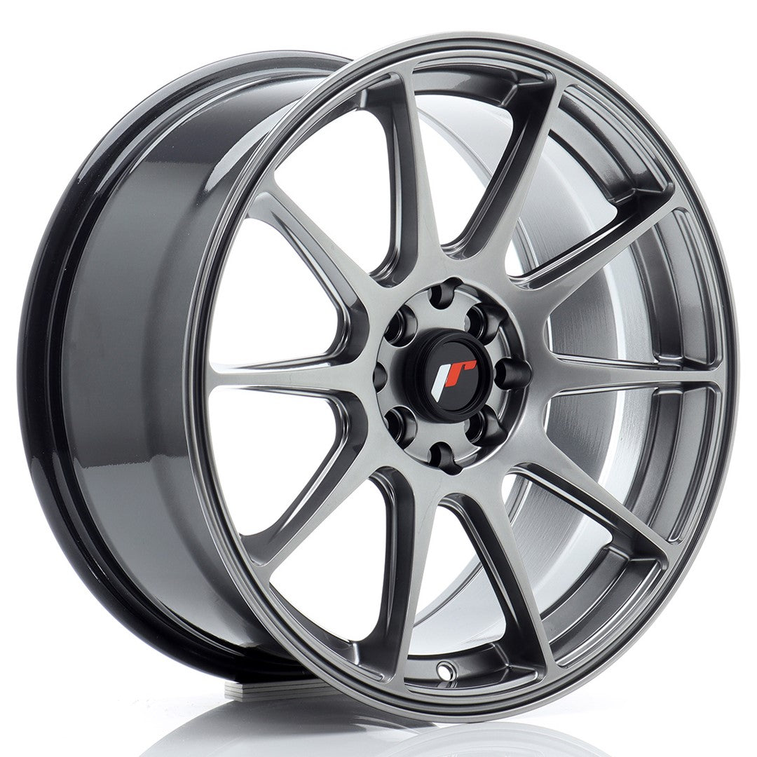 JR11 19x11 ET15-25 Custom PCD Hyper Black