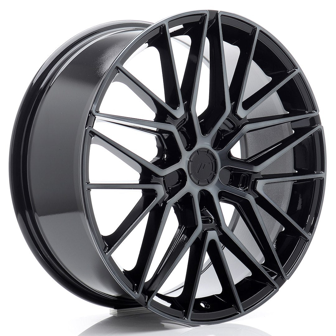 JR38 20x8.5 ET20-45 Custom PCD Black Machined Tinted Face