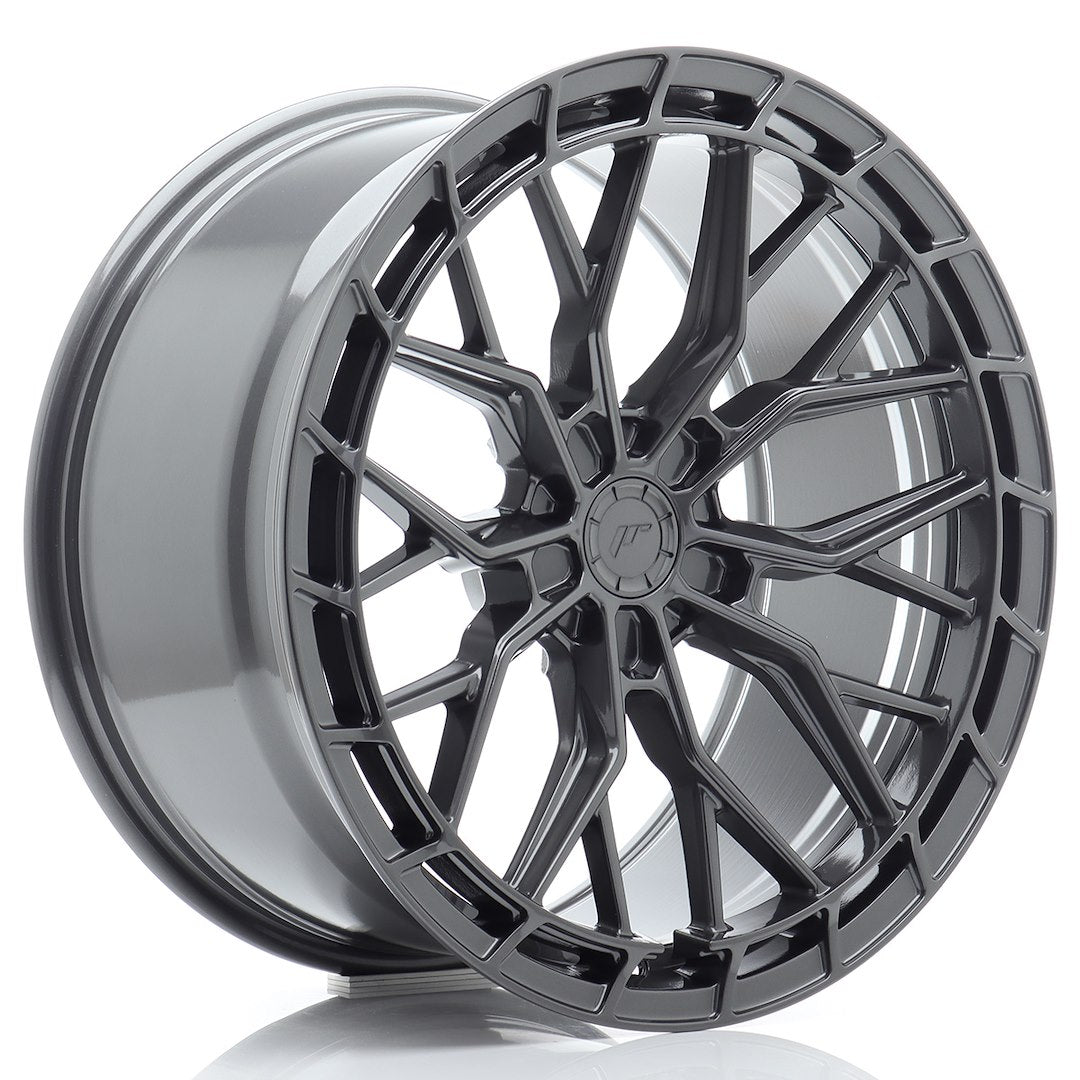 JR48 20x10J ET20-45 Custom PCD Flow Form Hyper Gray