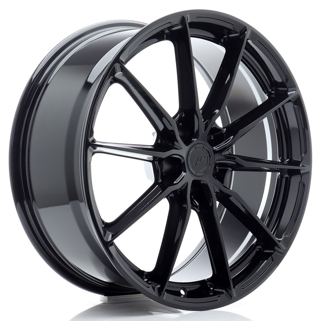 JR37 20x8.5 ET25 5x112 Glans Zwart