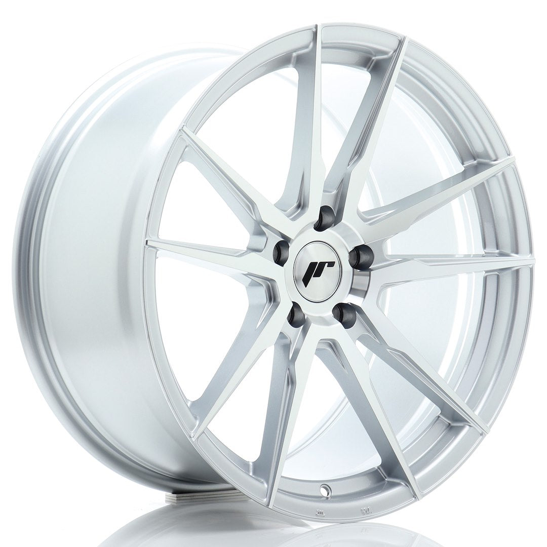 JR21 20x10 ET40 5x120 Zilver Machined Face