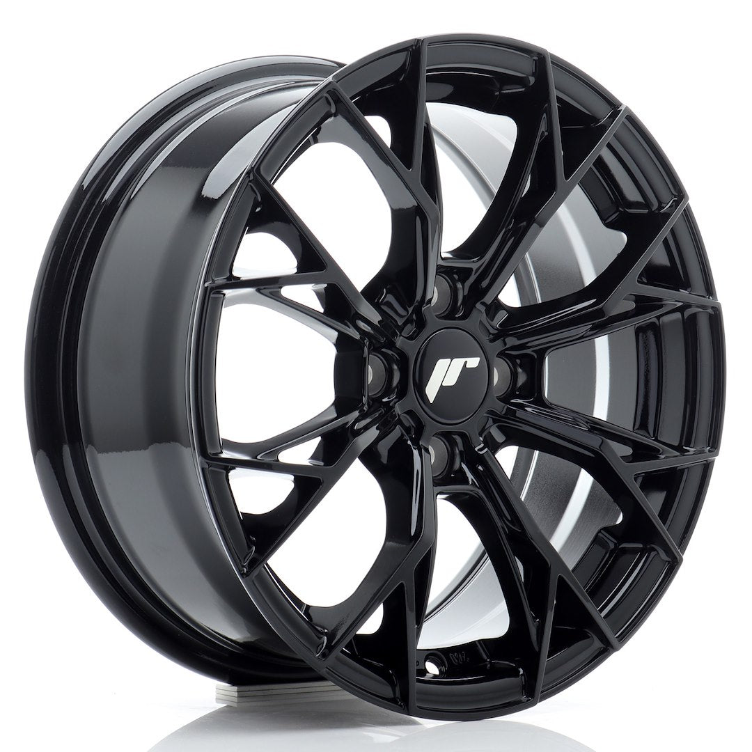 JR49 15x6,5 ET35 4x100 Glanzend Zwart