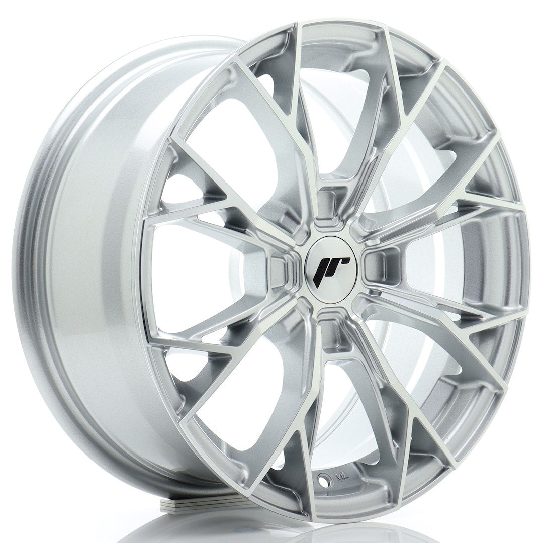 JR49 16x7 ET20-42 Entraxe sur mesure Argent face usinée