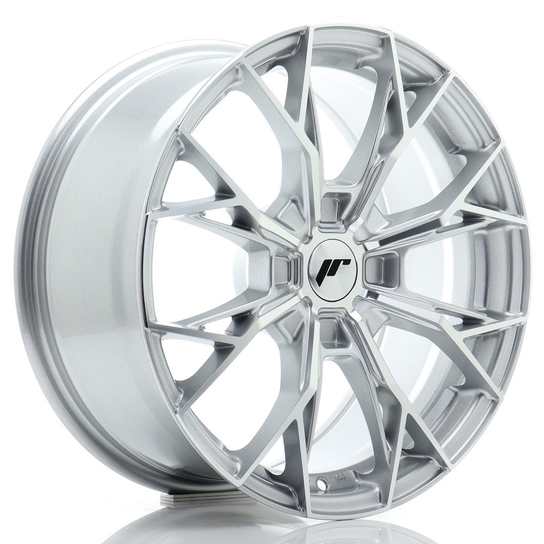 JR49 17x8 ET20-40 Custom PCD Silver Machined Face