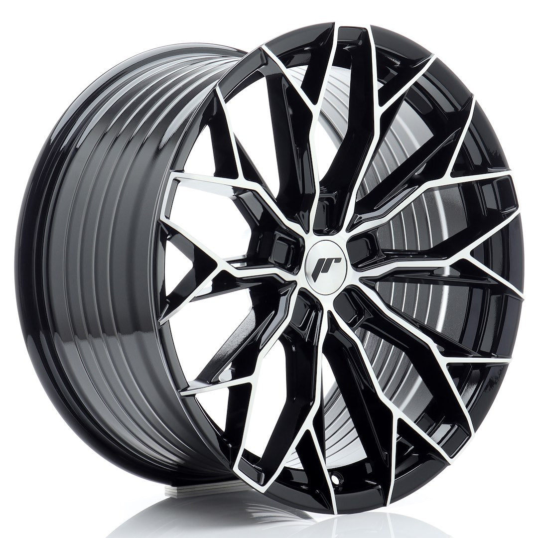 JR49 19x9 ET20-40 Custom PCD Gloss Black Machined Face