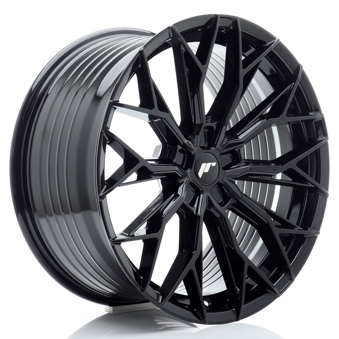 JR49 20x9 ET20-35 Custom PCD Glanzend Zwart