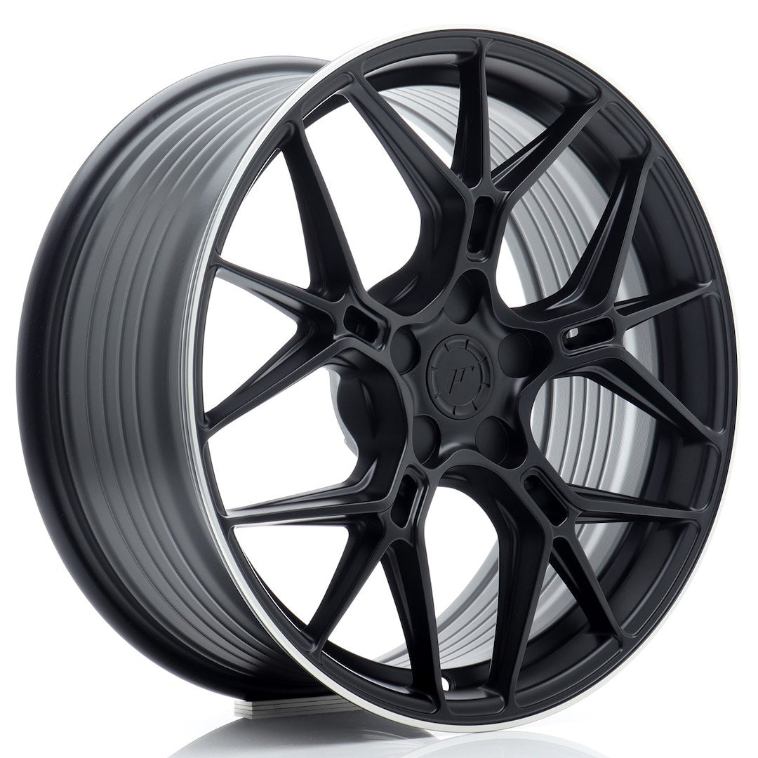 JR51 18x8 ET20-45 Custom PCD Satin Black, Machined Lip