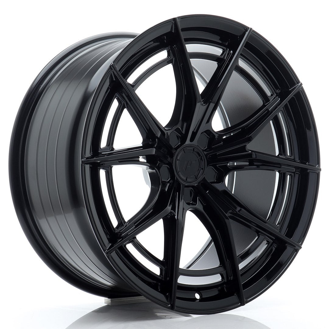 JR50 20x10 ET20-40 Custom PCD Glanzend Zwart