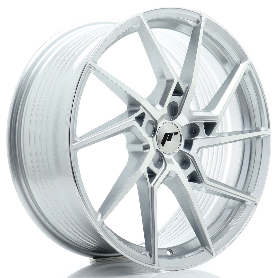JR33 20x8.5 ET20-45 Custom PCD Silver Machined Face