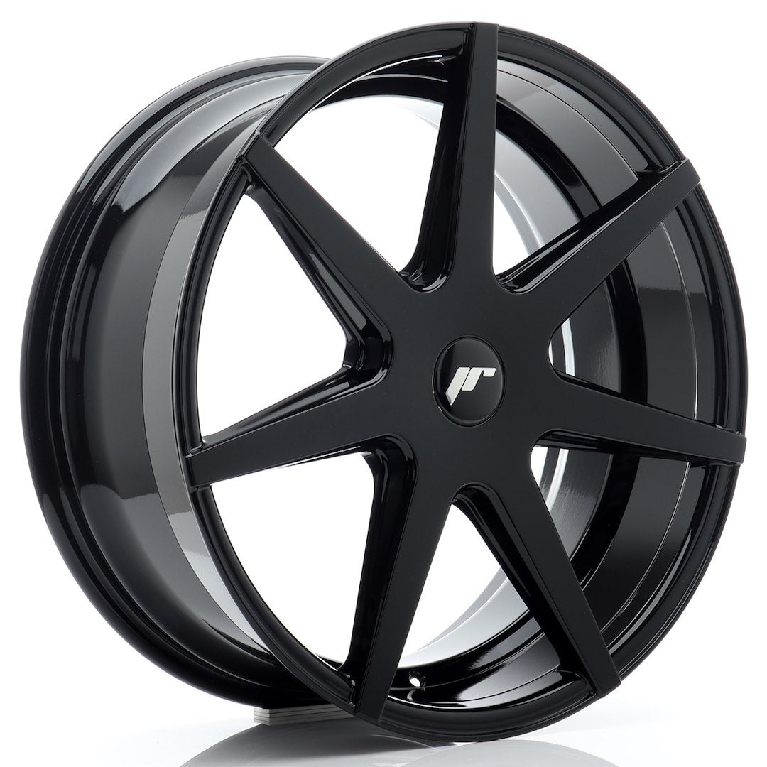 JR20 20x8.5 ET20-40 Custom PCD Glanszwart