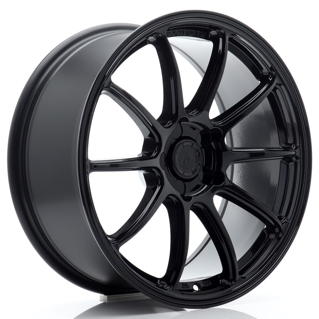 SL04 18x8.5 ET20-42 Custom PCD Glanzend Zwart