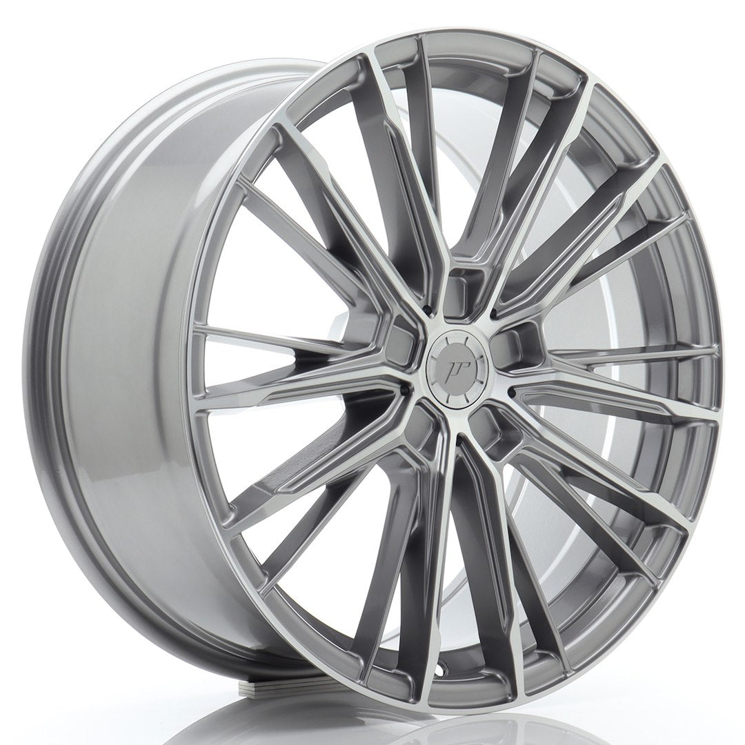 JR52 19x8.5 ET20-45 Custom PCD Zilver Machined Face
