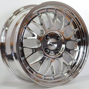 GTP 020 7.5X17 4X100 ET35 Full Chrome
