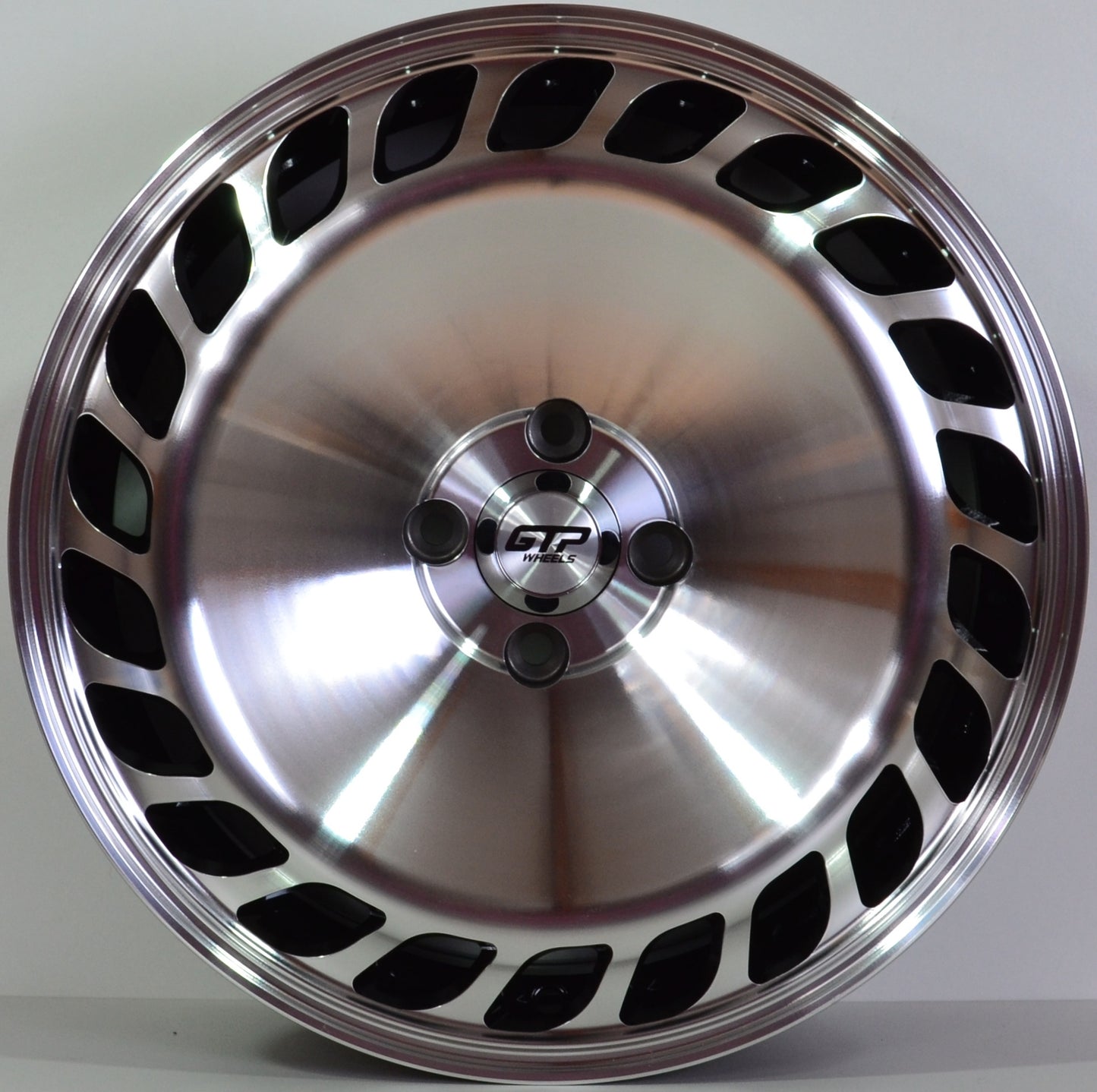 GTP 023 7.5X17 4X100 ET35 Black Machined