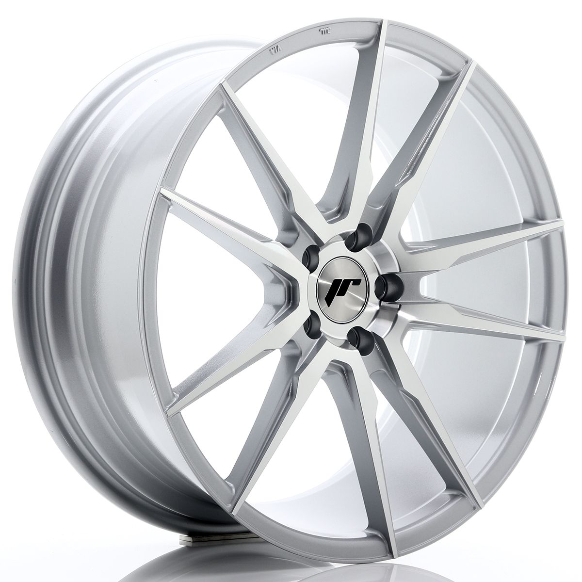 JR21 20x8.5 ET40 5x114.3 Face usinée argent