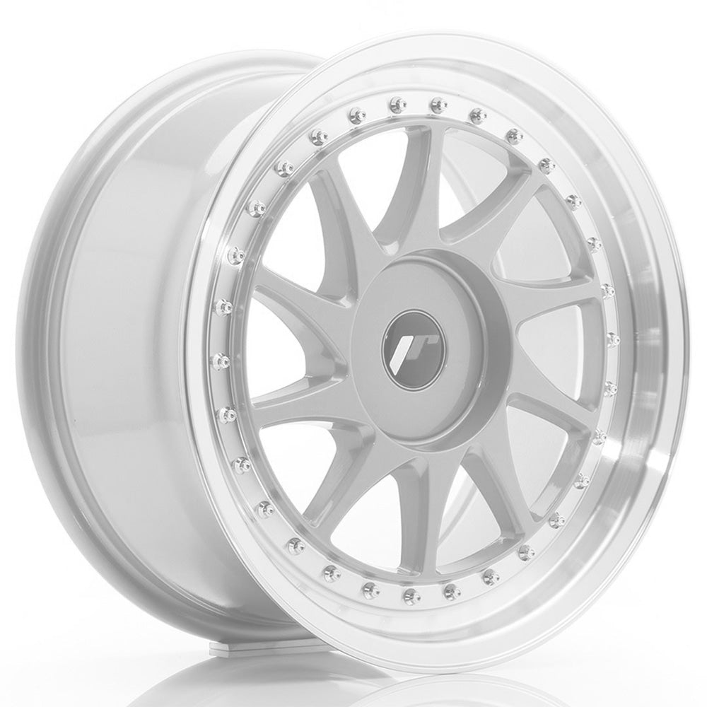 JR26 16x8 ET25 4x100, 4x108 witte bewerkte lip