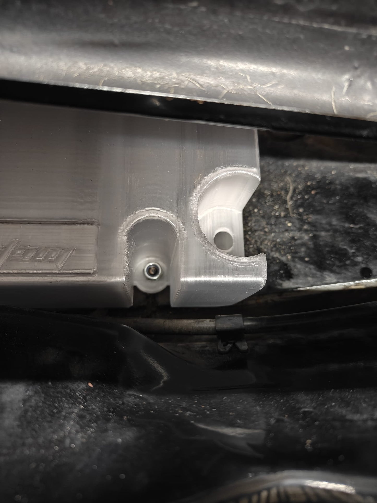 B.Custom MK2 windshield washer bottle relocation for models with ECU