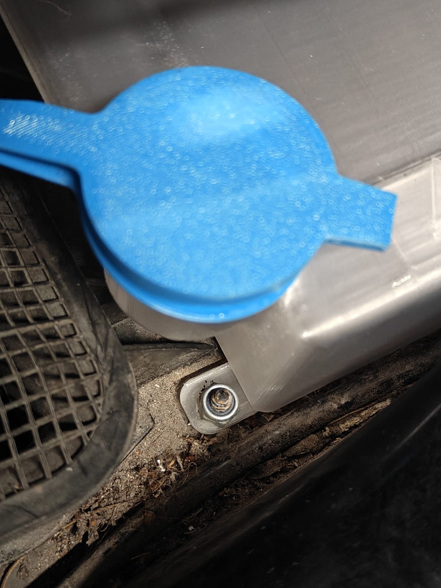 B.Custom MK2 windshield washer bottle relocation for models with ECU