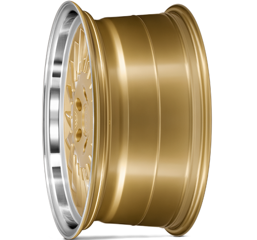 CSR1D 19x8.5 ET42 5x112 Vintage Gold Polished Lip