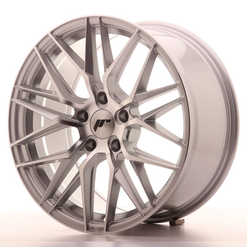 JR28 19x8.5 ET20-40 Aangepaste PCD Zilveren Machinaal Bewerkte Voorkant