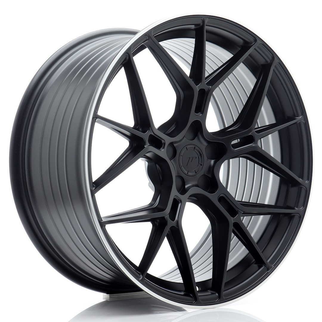 JR51 20x10 ET20-45 Custom PCD Satin Black, Machined Lip