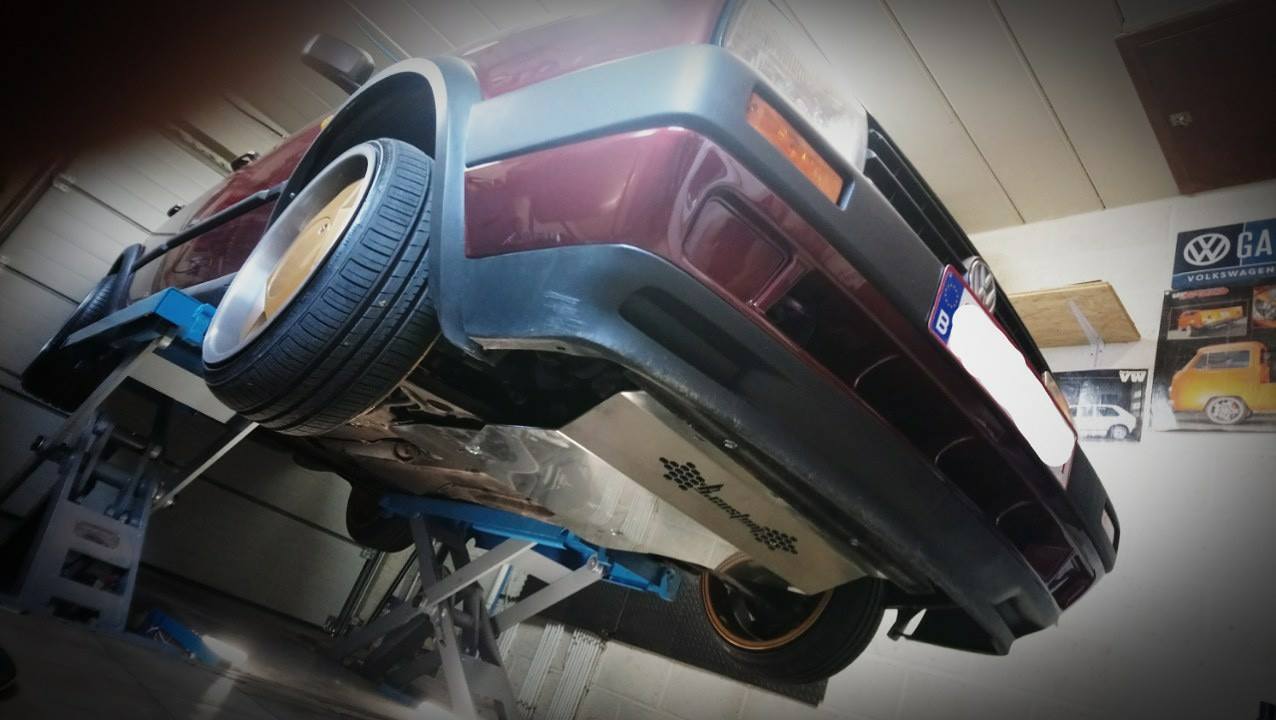 Motorbescherming / Skidplate voor VW Golf 2 & Jetta 2