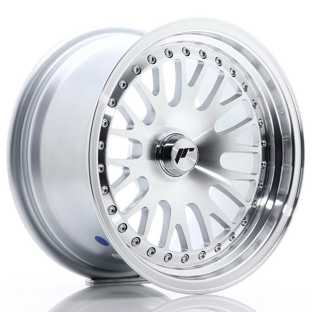 JR10 15x8 ET20 PCD personnalisé Face usinée argent