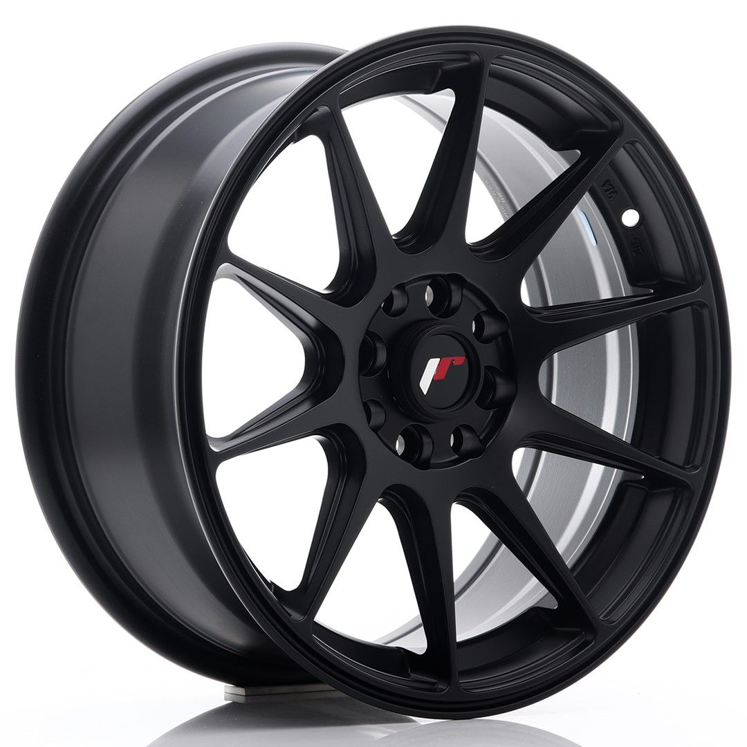 JR11 16x7 ET30 5x100, 5x114.3 noir mat