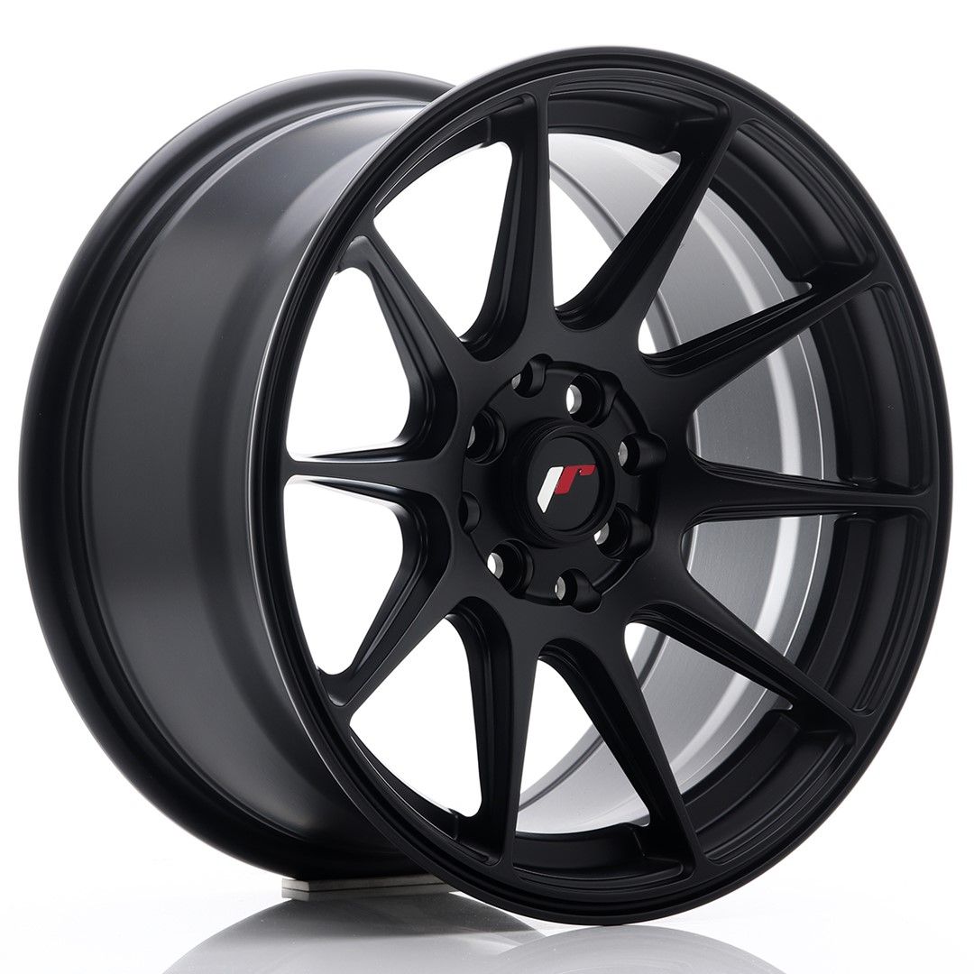 JR11 16x8 ET25 4x100, 4x114.3 noir mat