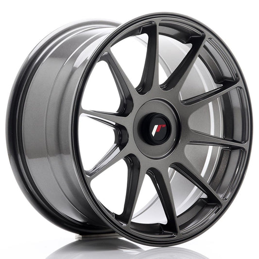 JR11 17x8.25 ET35 PCD personnalisé Hyper Gris