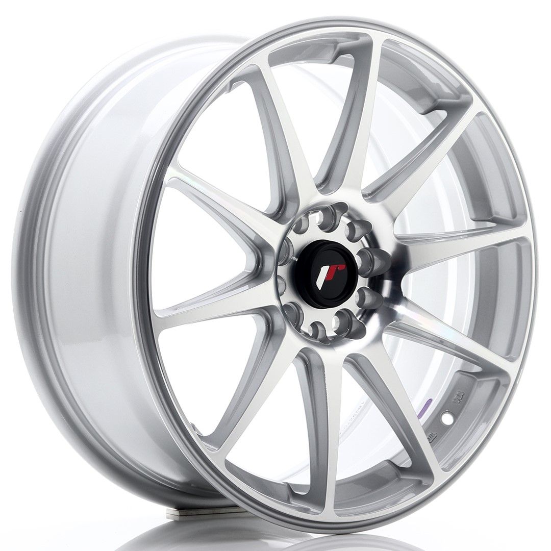 JR11 18x7,5 ET40 5x112, 5x114,3 face usinée argent
