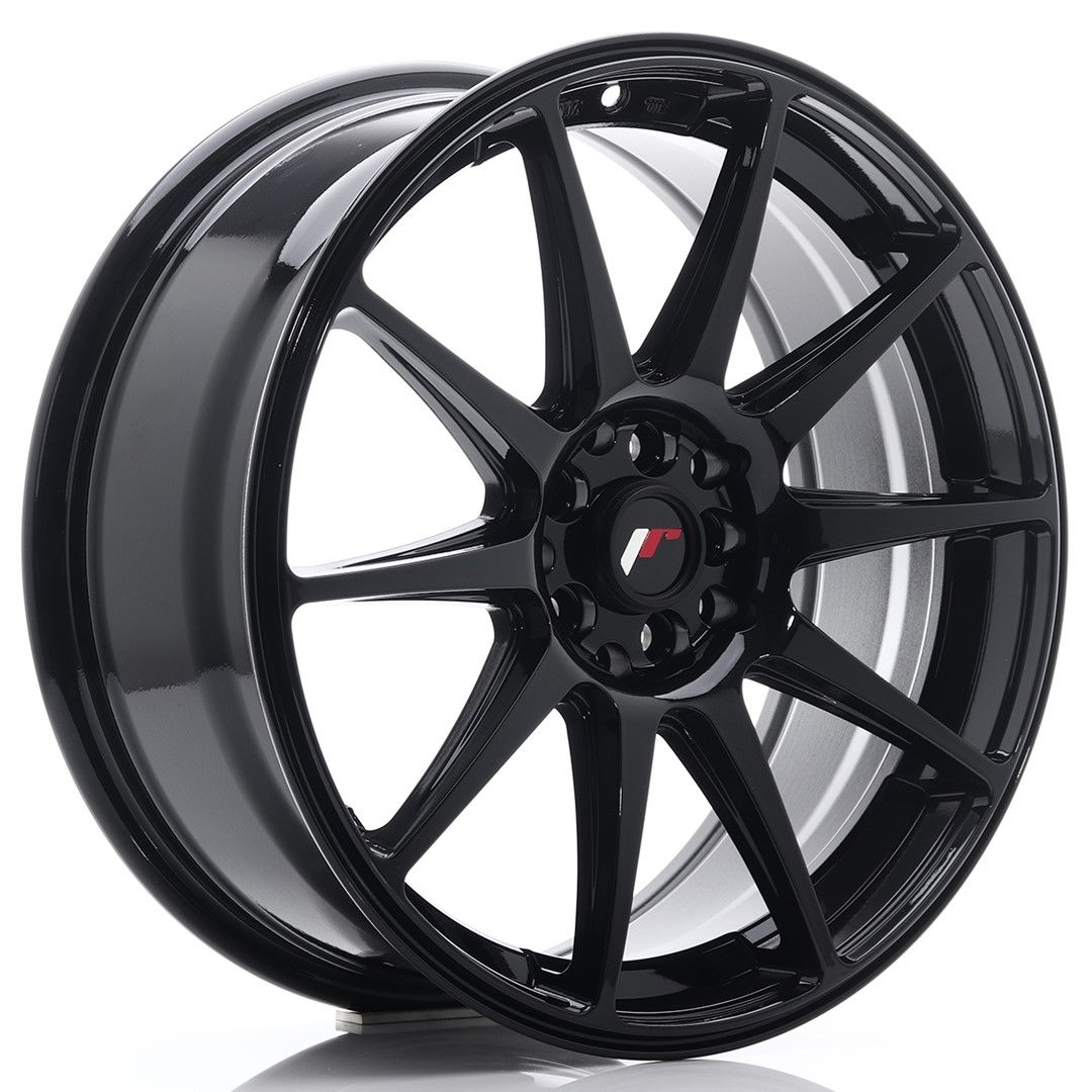 JR11 18x7,5 ET35 5x100, 5x120 noir brillant