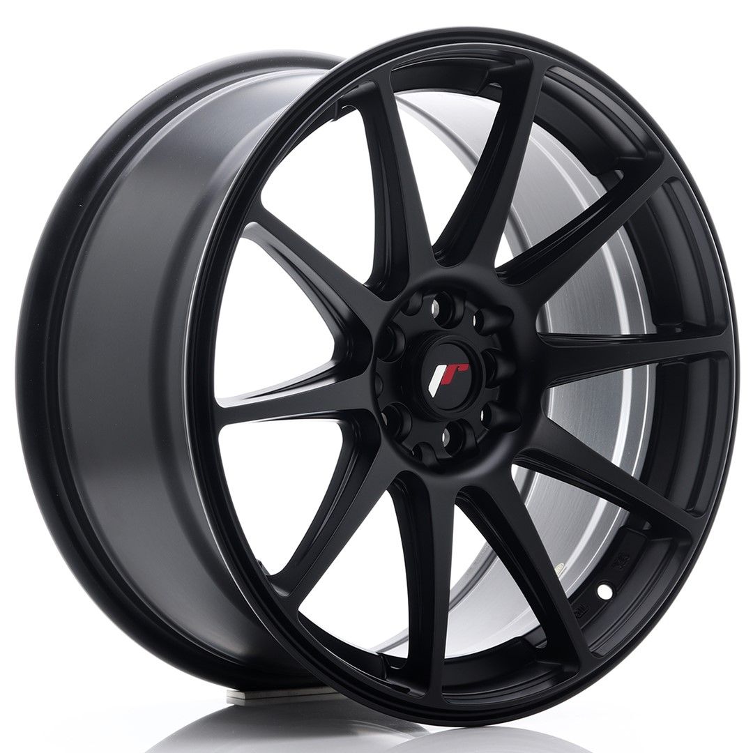 JR11 18x8.5 ET30 5x114.3, 5x120 mat zwart