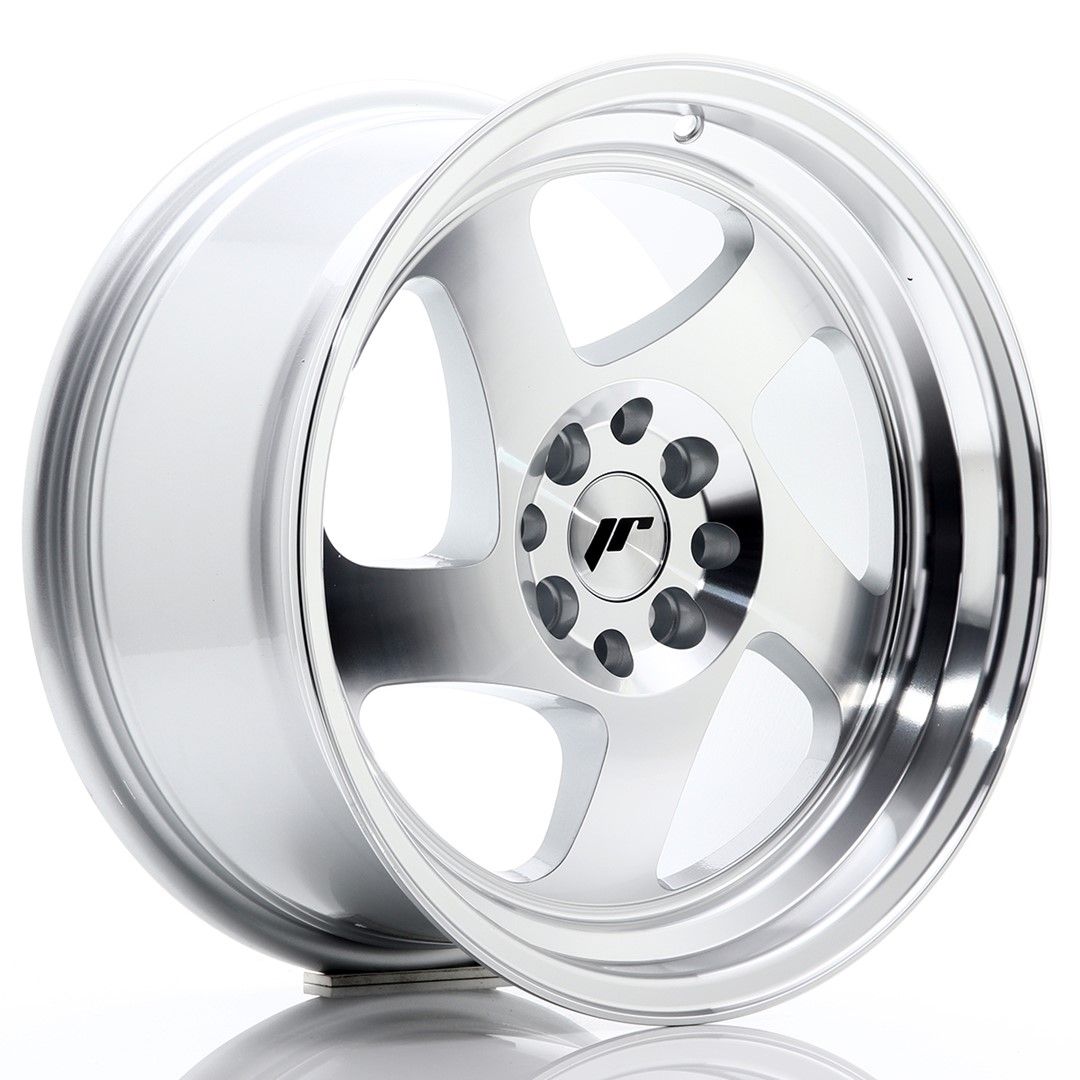 JR15 16x8 ET25 4x100, 4x108 face usinée argent