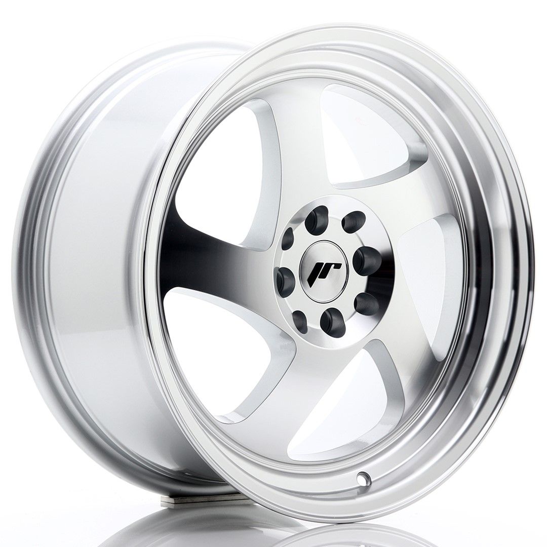JR15 17x8 ET35 4x100, 4x114.3 face usinée argent