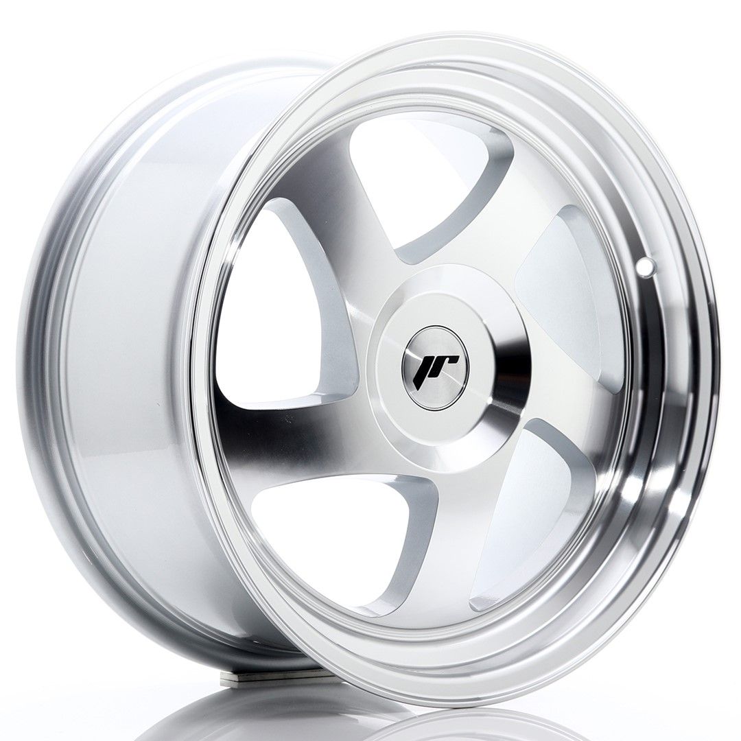 JR15 17x8 ET35 PCD personnalisé Face usinée argent
