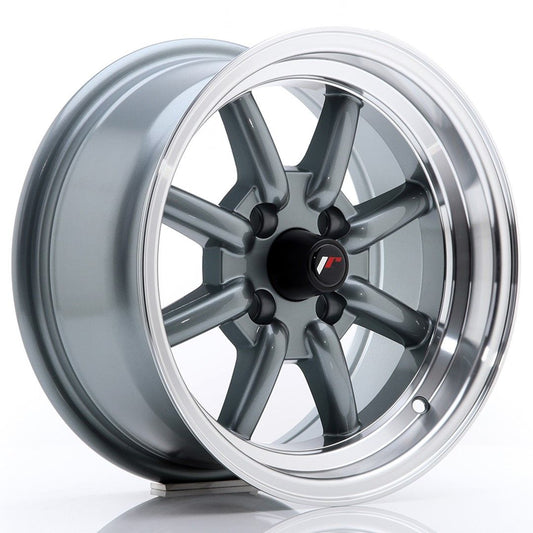 JR19 14x7 ET0 4x100 Gun Metal bewerkte rand