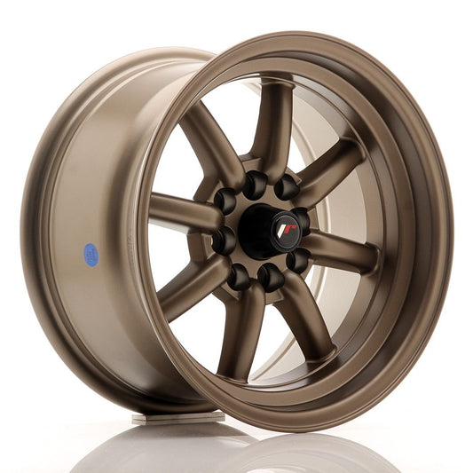 JR19 15x8 ET0 4x100, 4x108 flat bronze