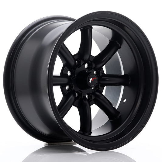 JR19 15x9 ET-13 4x100, 4x114.3 flat black