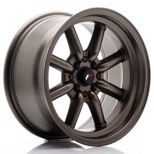 JR19 16x8 ET0 4x100, 4x114.3 flat bronze