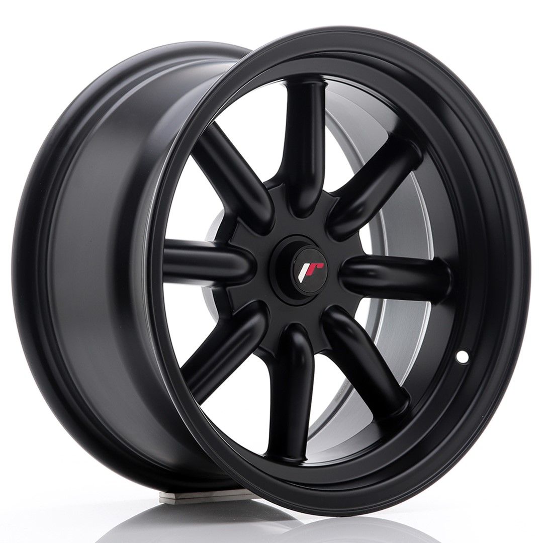 JR19 16x8 ET0,--9 Custom PCD Mat Zwart