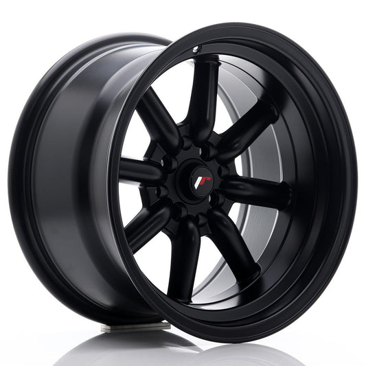 JR19 16x9 ET-15 4x100, 4x114.3 flat black