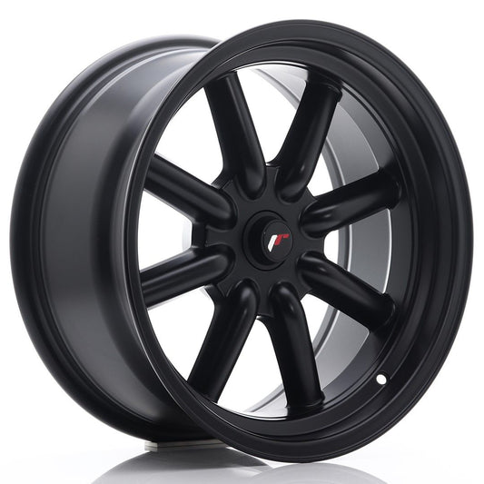 JR19 17x8 ET0,--9 Custom PCD Flat Black