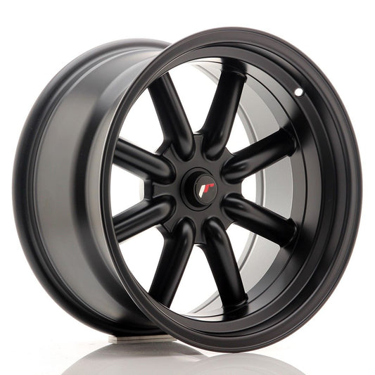JR19 17x9 ET-1-25 Custom PCD Flat Black